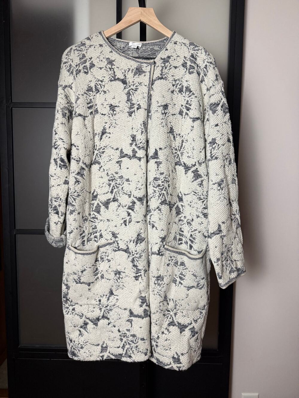 J. Jill Longline Sweater Coat Size Large